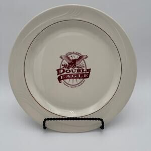 Vintage Double Eagle Hotel & Casino Chop Plate 12" Cripple Creek Colorado